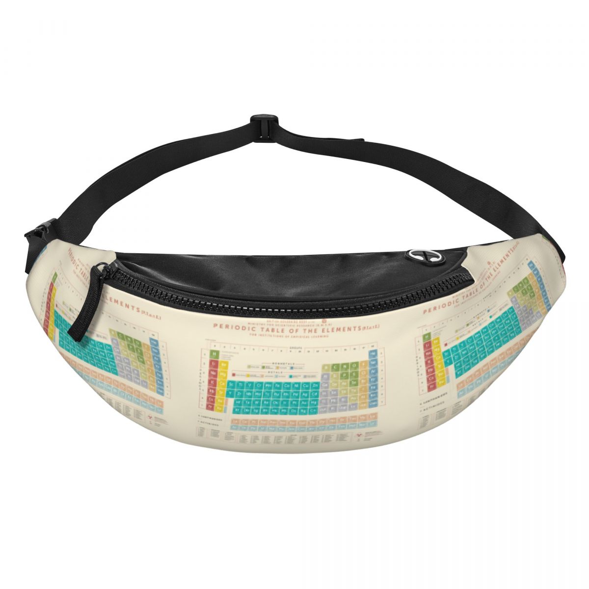 Men'S Accessories Travel Bag - กระเป๋าคาดเอว Cool Elements Periodic Table สำหรับเดินทาง