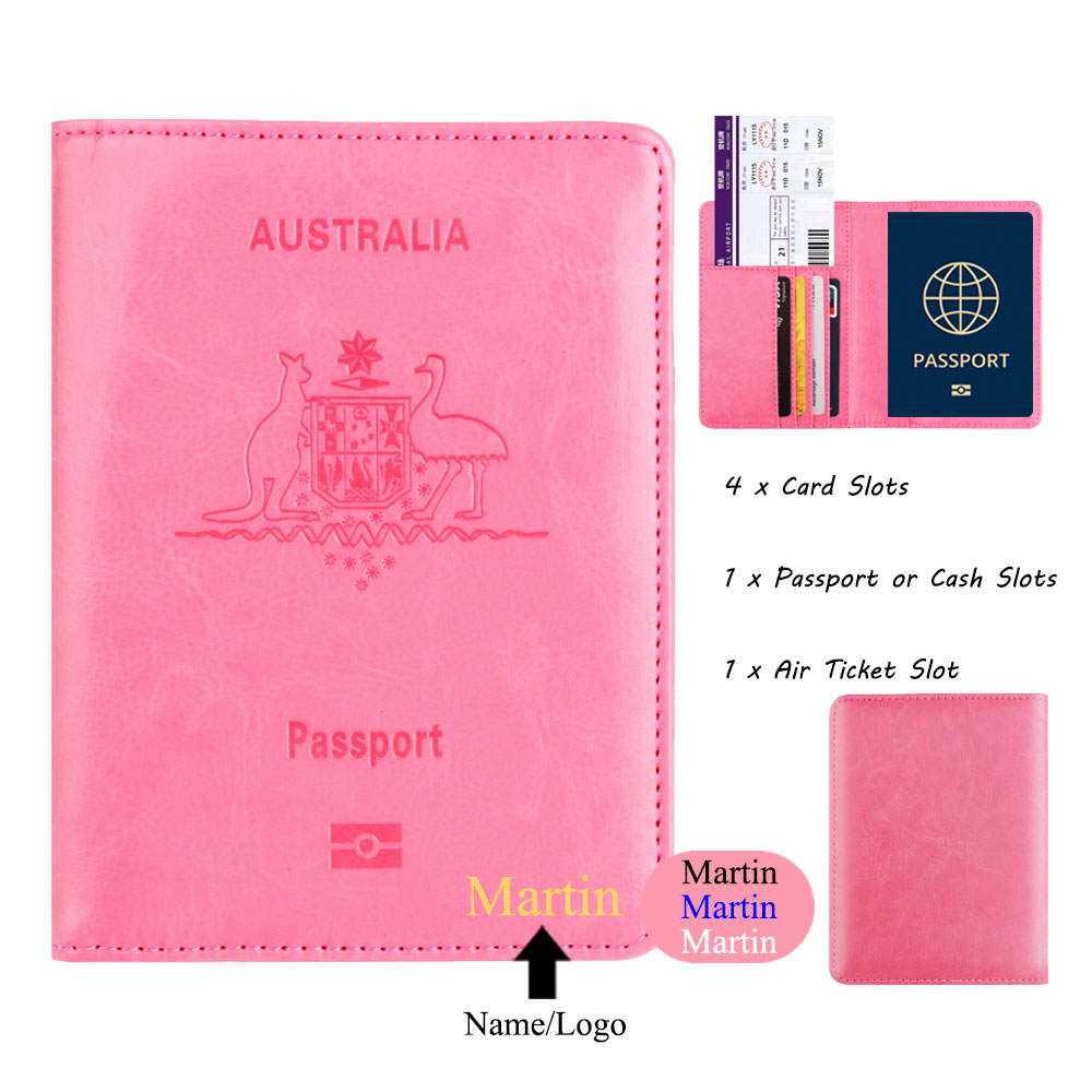 Passport Wallet Rfid - ซองใส่หนังสือเดินทางแบบ dompet Travel อุปกรณ์เสริมสำหรับเดินทางทำจากหนัง PU แบบป้องกัน