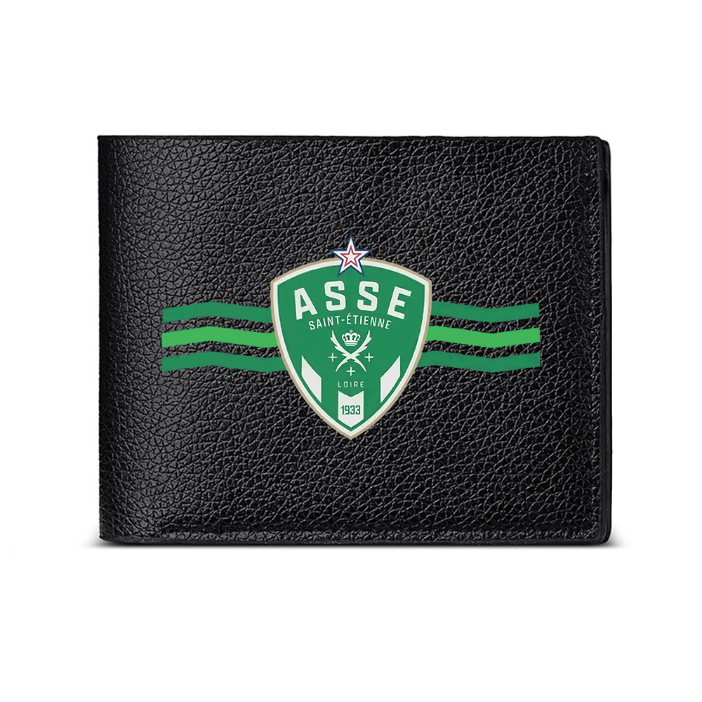 Men Accessories Photos - กระเป๋าสตางค์ผู้ชาย Asse Saint Etienne Crest Design