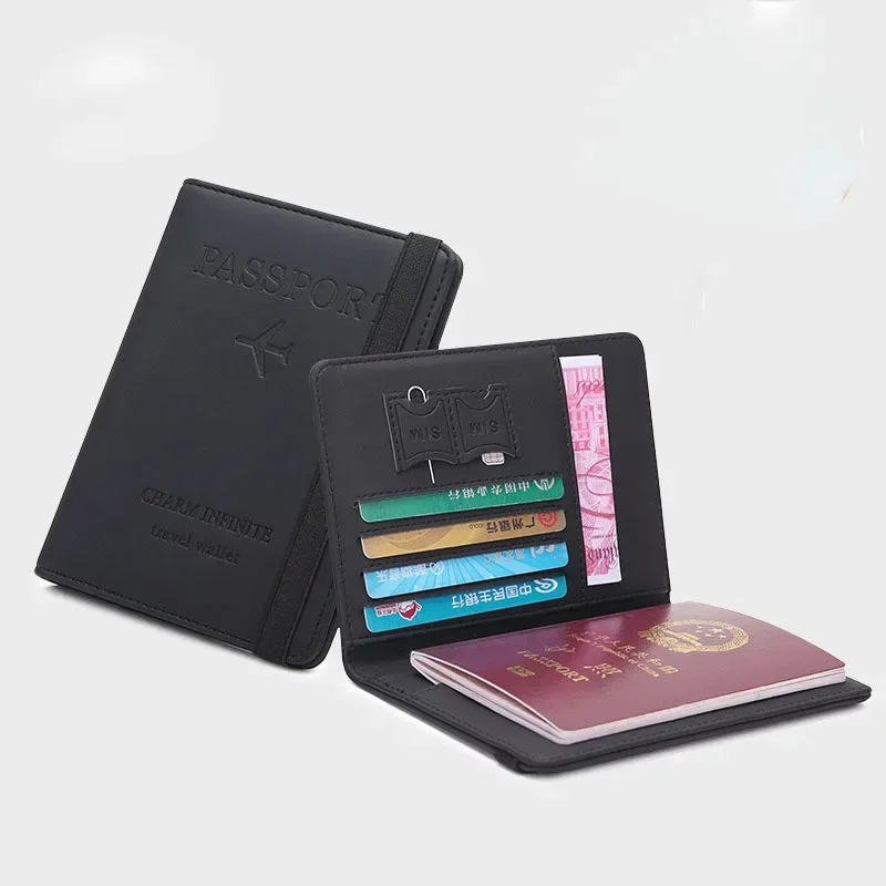 Men'S Accessories Travel Bag - ผู้หญิงผู้ชายกระเป๋าเดินทางผู้ถือหนังสือเดินทาง PU หนังบัตรเครดิตผู้ถือกรณีตั๋วป้องกันกระเป๋าสตางค์กระเป๋า