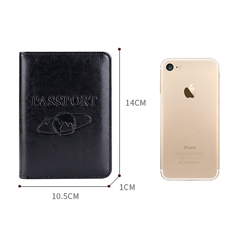 Unisex ปกหนังสือเดินทางหนังแท้ - Passport Wallet Rfid บทวิจารณ์และราคา