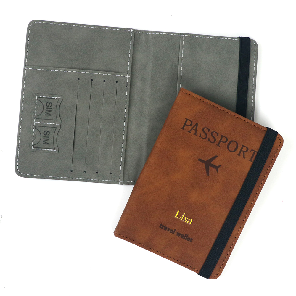 ซองใส่บัตรหนัง PU ป้องกัน RFID - Passport Wallet Rfid บทวิจารณ์และราคา