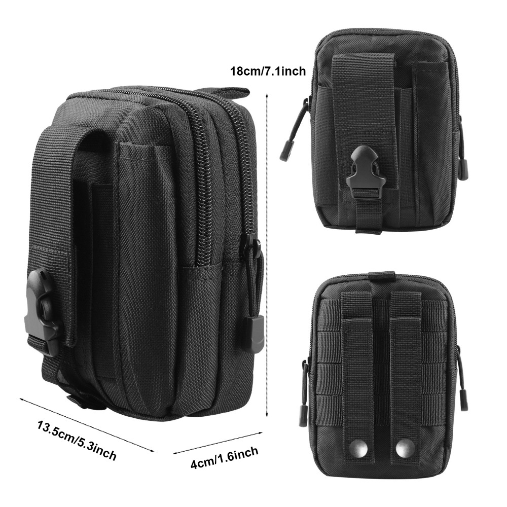 กระเป๋าคาดเอวแบบยุทธวิธี Molle - Men Accessories Bag บทวิจารณ์และราคา