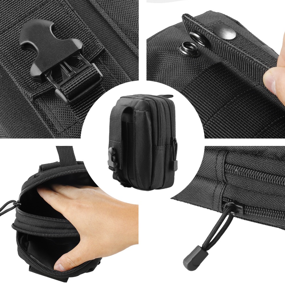 กระเป๋าคาดเอวแบบยุทธวิธี Molle - Men Accessories Bag บทวิจารณ์และราคา