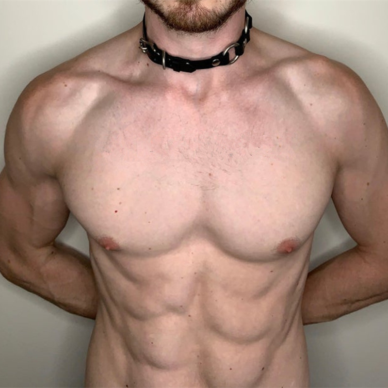 สายจูงคอหนัง PU สไตล์พังก์ ทำม - Men Accessories Neck Chain บทวิจารณ์และราคา