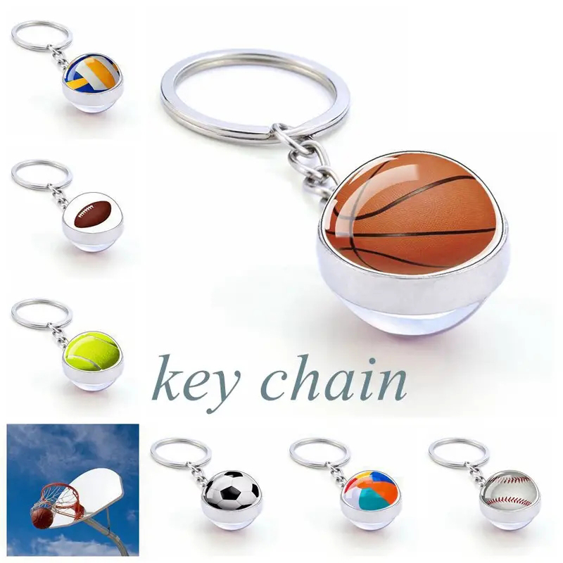กีฬาฟุตบอลลูกบอลแก้วจี้พวงกุญแ - Men'S Volleyball Accessories บทวิจารณ์และราคา