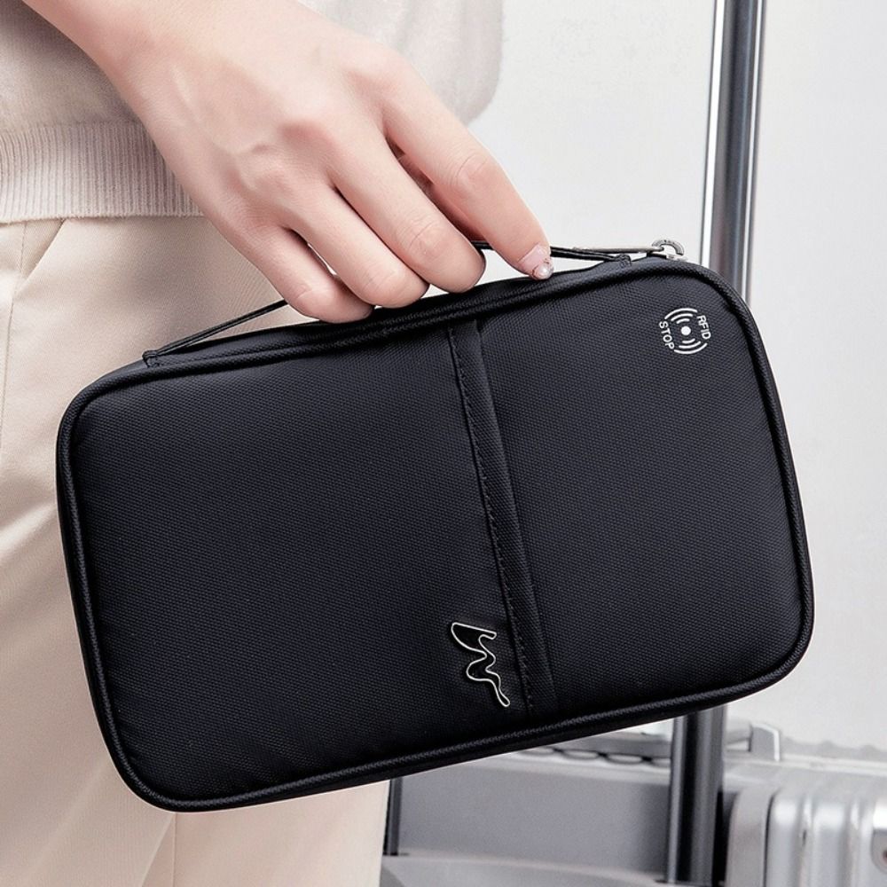 กระเป๋าใส่บัตรโพลีเอสเตอร์แบบพ - Passport Wallet Rfid บทวิจารณ์และราคา