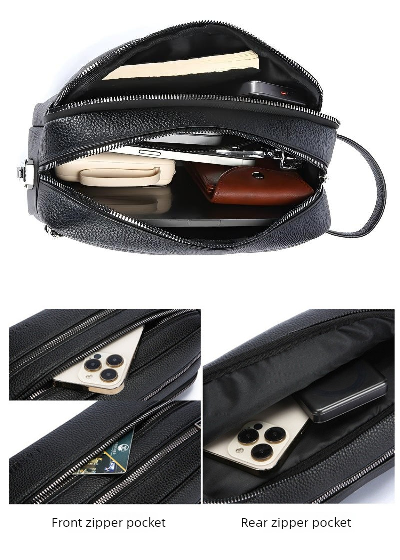 กระเป๋าคลัทช์ผู้ชายสไตล์วินเทจ - Men'S Accessories Travel Bag บทวิจารณ์และราคา