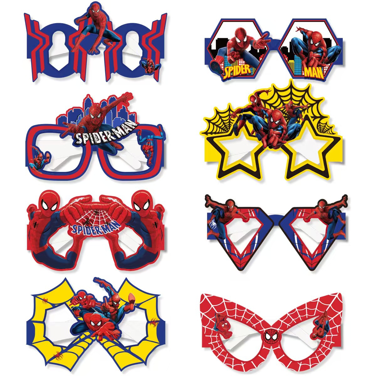 แว่นตากระดาษลายสไปเดอร์แมน 8 ช - Men Accessories Photos บทวิจารณ์และราคา