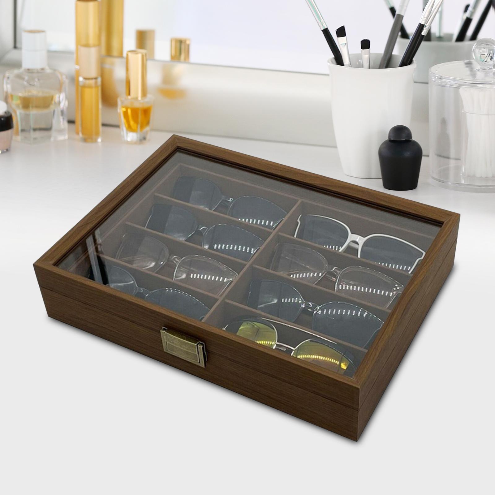 กล่องเก็บแว่นกันแดดไม้ 8 ช่อง  - Men Accessories Drawer บทวิจารณ์และราคา