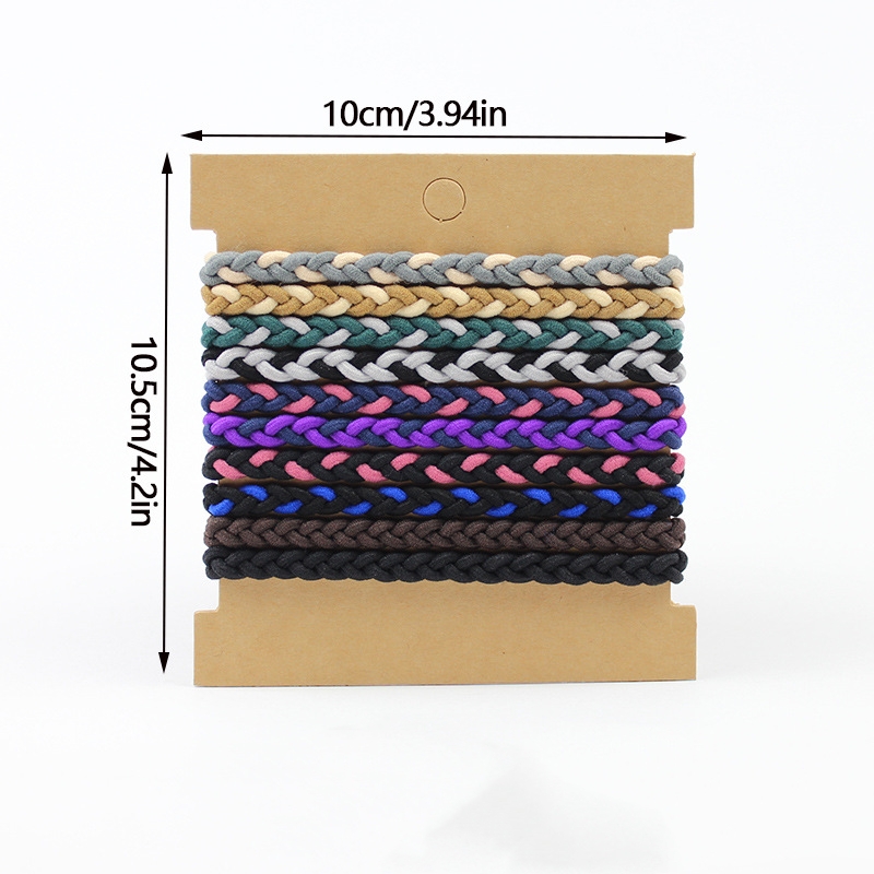 ยางรัดผมโบโฮ 10 ชิ้น ไม่ทำลายเ - Men'S Accessories Holder บทวิจารณ์และราคา