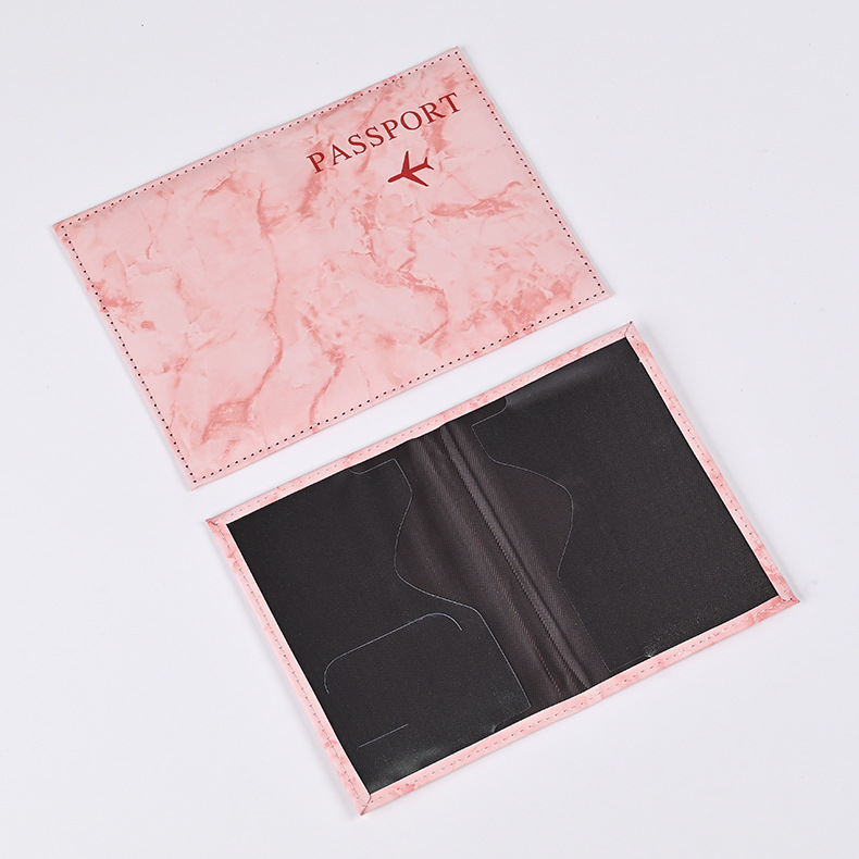 Macaron สีรูปแบบหินอ่อนหนังสือ - Passport Wallet Rfid บทวิจารณ์และราคา