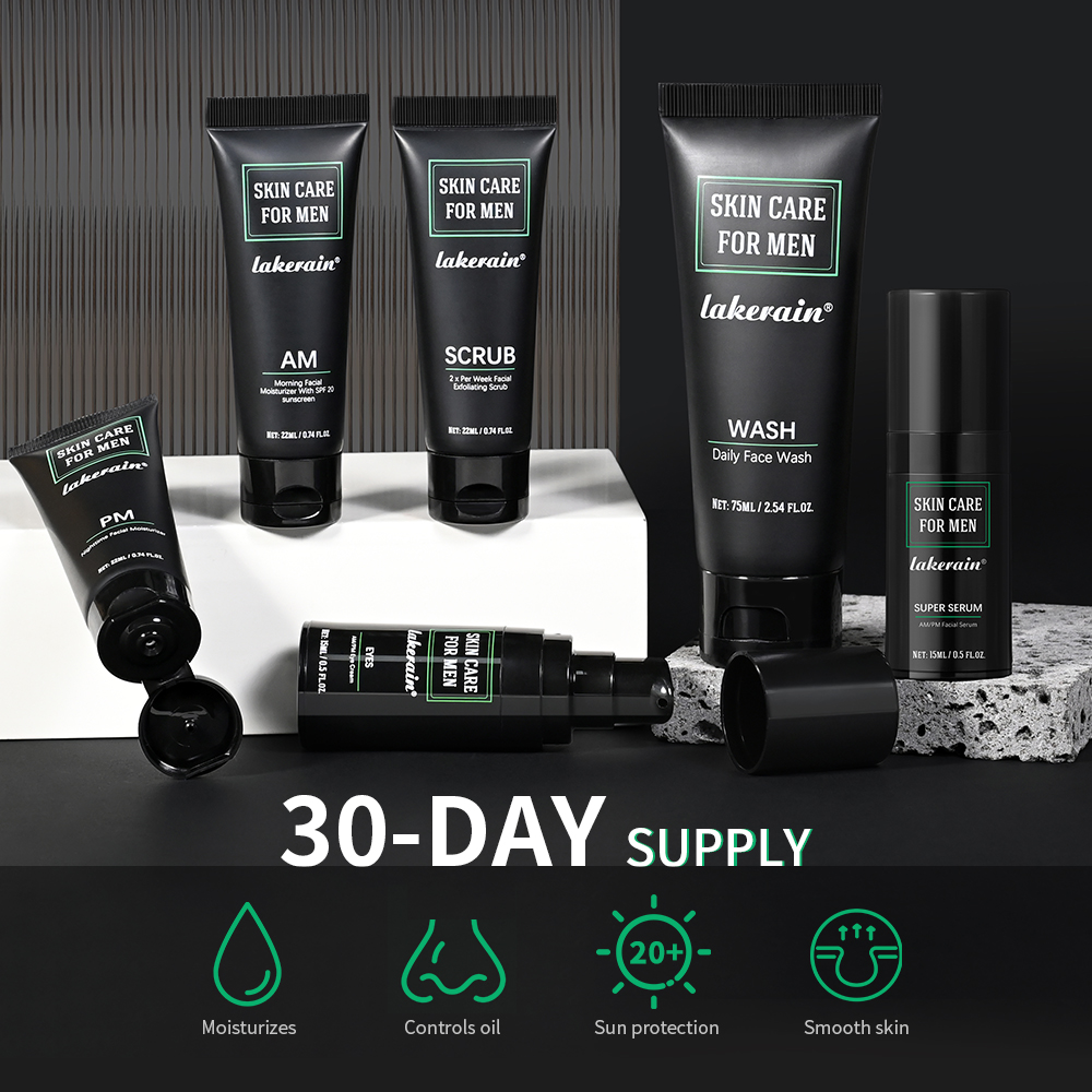 Lakerain Skin Care for Men Kit - Men Accessories Kit บทวิจารณ์และราคา