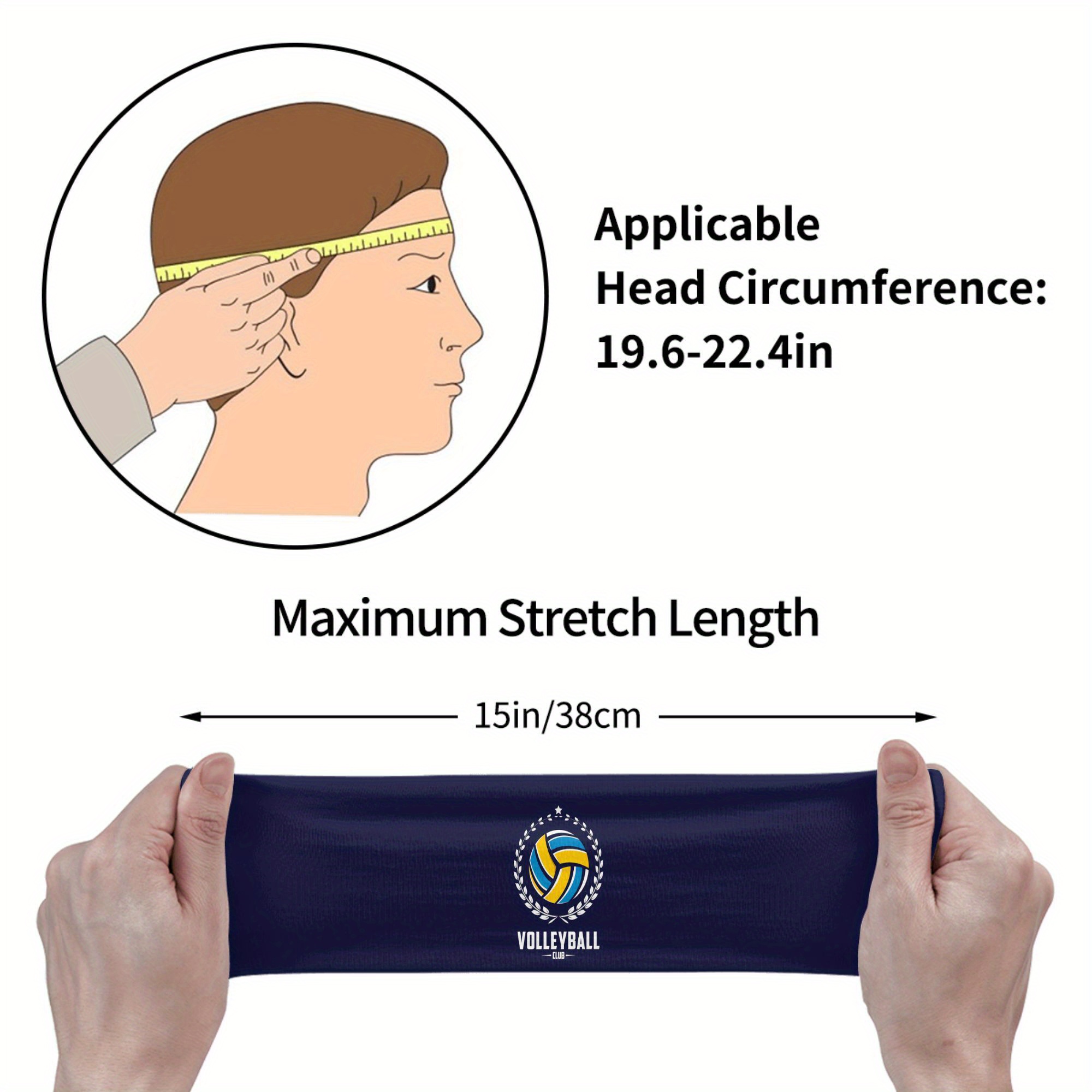 ที่คาดผมสโมสรวอลเลย์บอล สีกรมท - Men'S Volleyball Accessories บทวิจารณ์และราคา