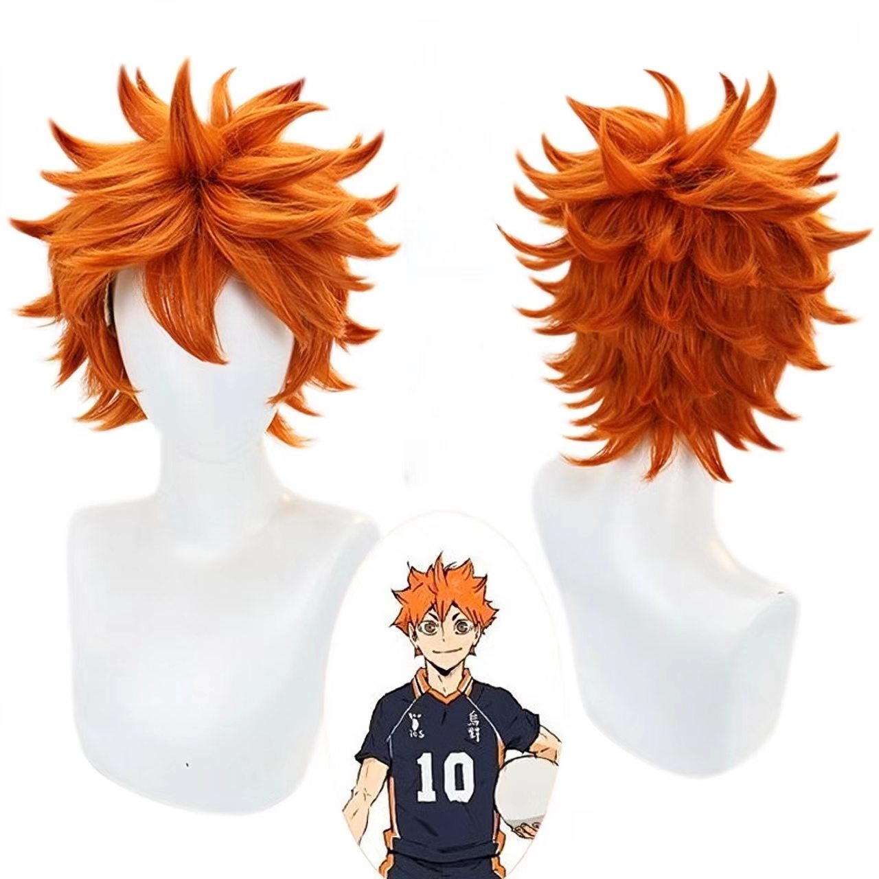 วิกคอสเพลย์ฮินาตะ โชโย สีส้มสด - Men'S Volleyball Accessories บทวิจารณ์และราคา