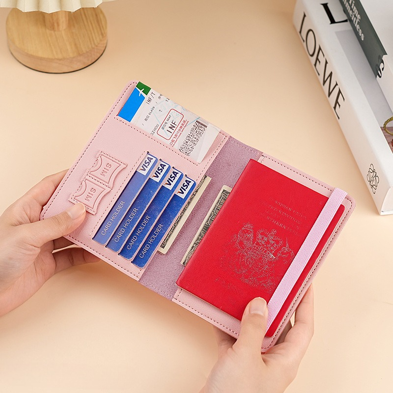 ปกหนัง PU สำหรับพาสปอร์ต, ซองใ - Passport Wallet Rfid บทวิจารณ์และราคา