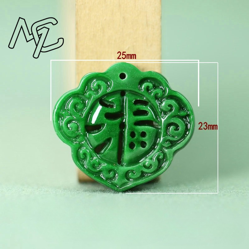 2 ชิ้น DIY หยกเขียวธรรมชาติแบบ - Men Accessories Gift บทวิจารณ์และราคา