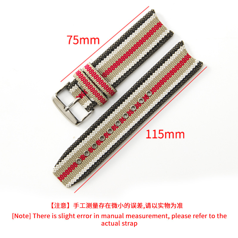 22 มม. ผ้าใบไนลอนนุ่มระบายอากา - Men'S Accessories Burberry บทวิจารณ์และราคา
