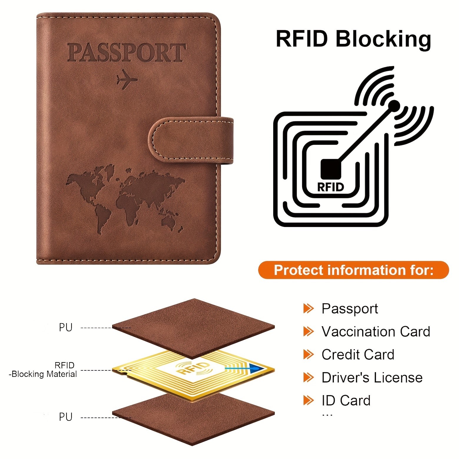 ซองใส่พาสปอร์ต, ปกพาสปอร์ตพร้อ - Passport Wallet Rfid บทวิจารณ์และราคา