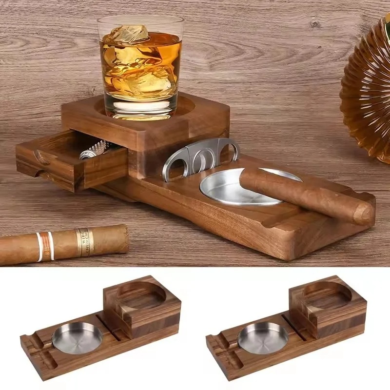 ที่เขี่ยบุหรี่ไม้พร้อมลิ้นชัก  - Men Accessories Drawer บทวิจารณ์และราคา