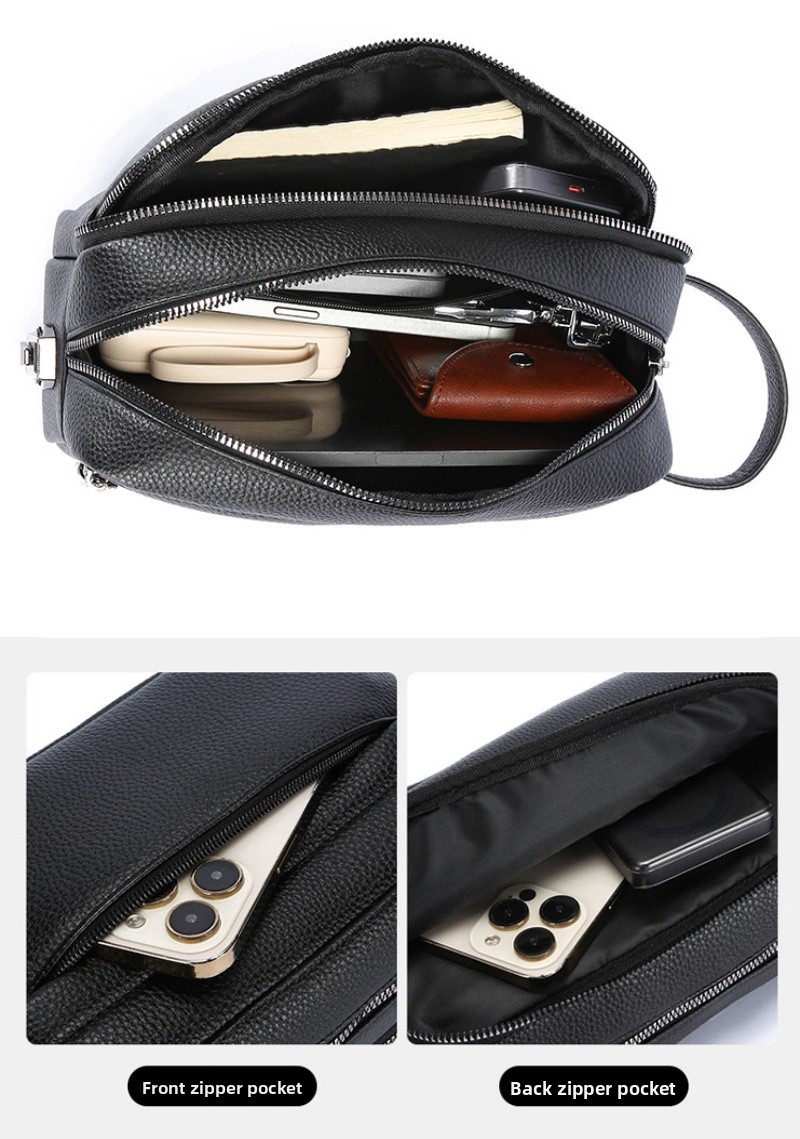 กระเป๋าคลัทช์ผู้ชายสไตล์วินเทจ - Men'S Accessories Travel Bag บทวิจารณ์และราคา