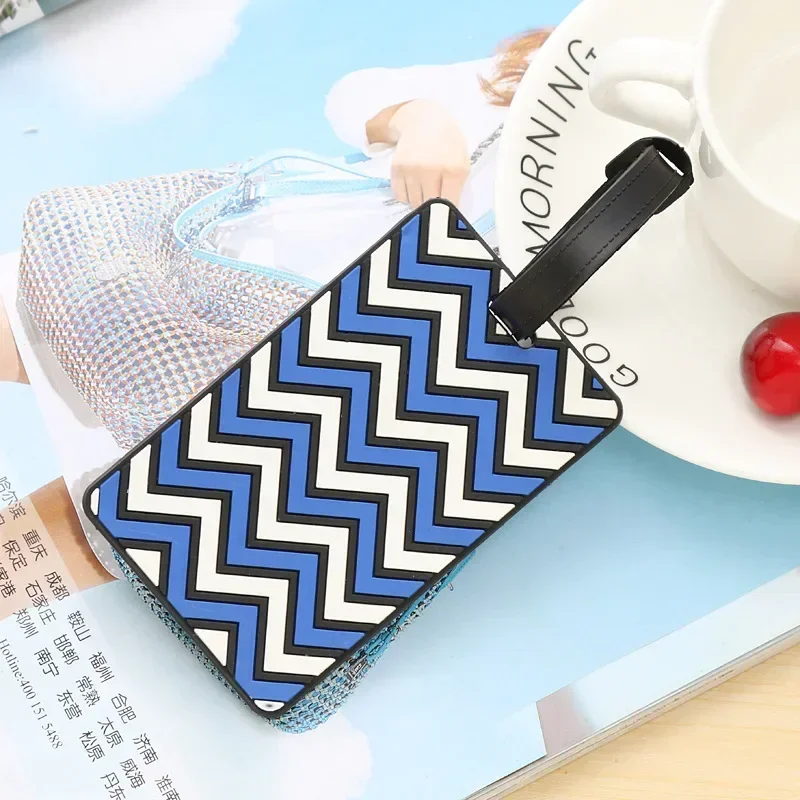 เรขาคณิตแท็กกระเป๋าเดินทางสําห - Men'S Accessories Holder บทวิจารณ์และราคา