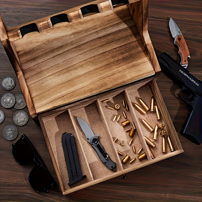 แท่นวางปืนไม้เนื้อแข็ง (อุปกรณ - Men Accessories Drawer บทวิจารณ์และราคา