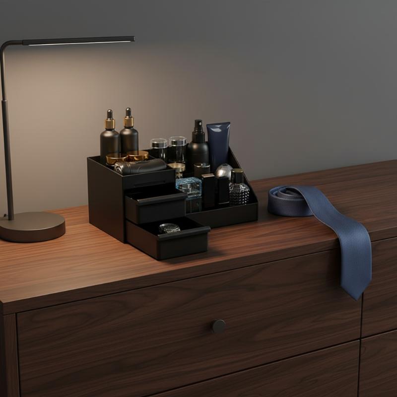กล่องเก็บน้ำหอมสำหรับผู้ชายแบบ - Men Accessories Drawer บทวิจารณ์และราคา
